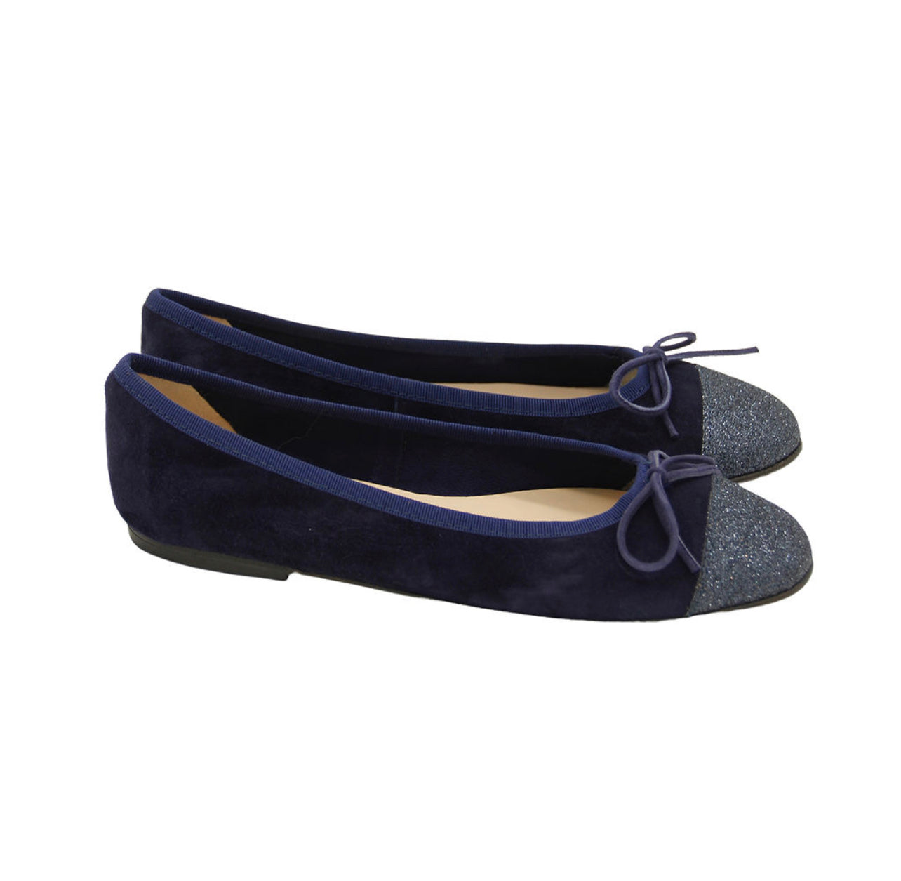Two-tone Ballerina Navy - Glitter Navy