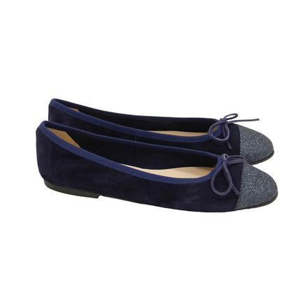 Two-tone Ballerina Navy - Glitter Navy