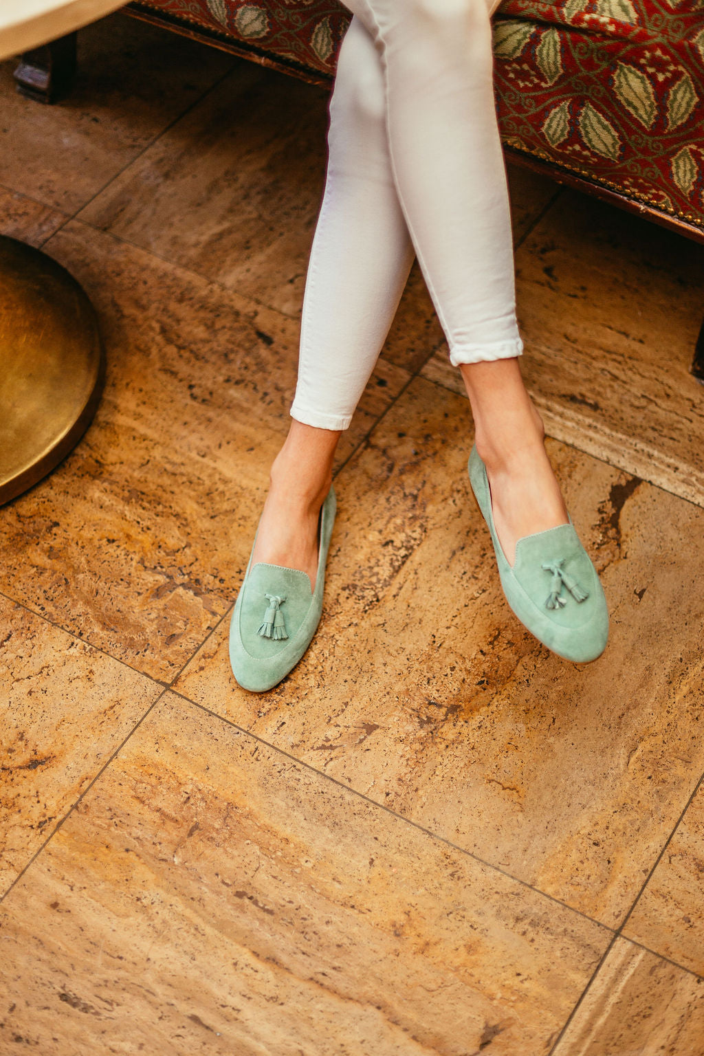 Deluxe Tassel Loafer Aqua