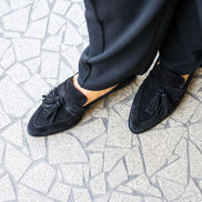 Deluxe Tassel Loafer Pointy Nero
