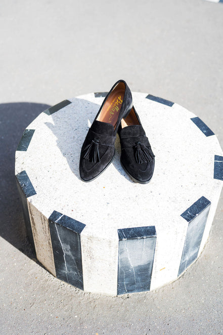 Deluxe Tassel Loafer Pointy Nero