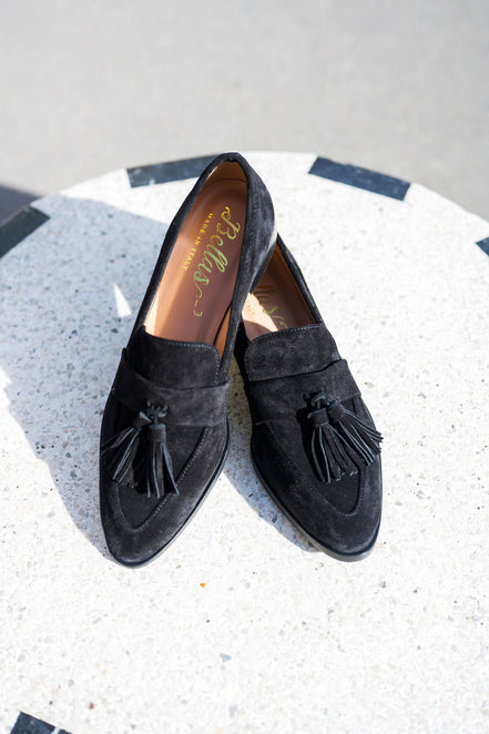 Deluxe Tassel Loafer Pointy Nero