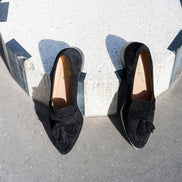 Deluxe Tassel Loafer Pointy Nero