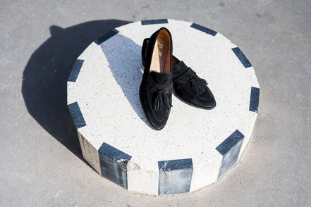 Deluxe Tassel Loafer Pointy Nero
