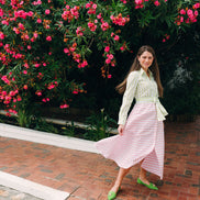 Pointy Tassel Loafer Lizard-Citrus-Lime (short tassel)