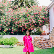 Hot Pink Bast Mules
