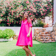 Hot Pink Bast Mules