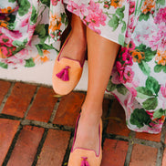 Classic Tassel Loafer Tangerette-Confetti