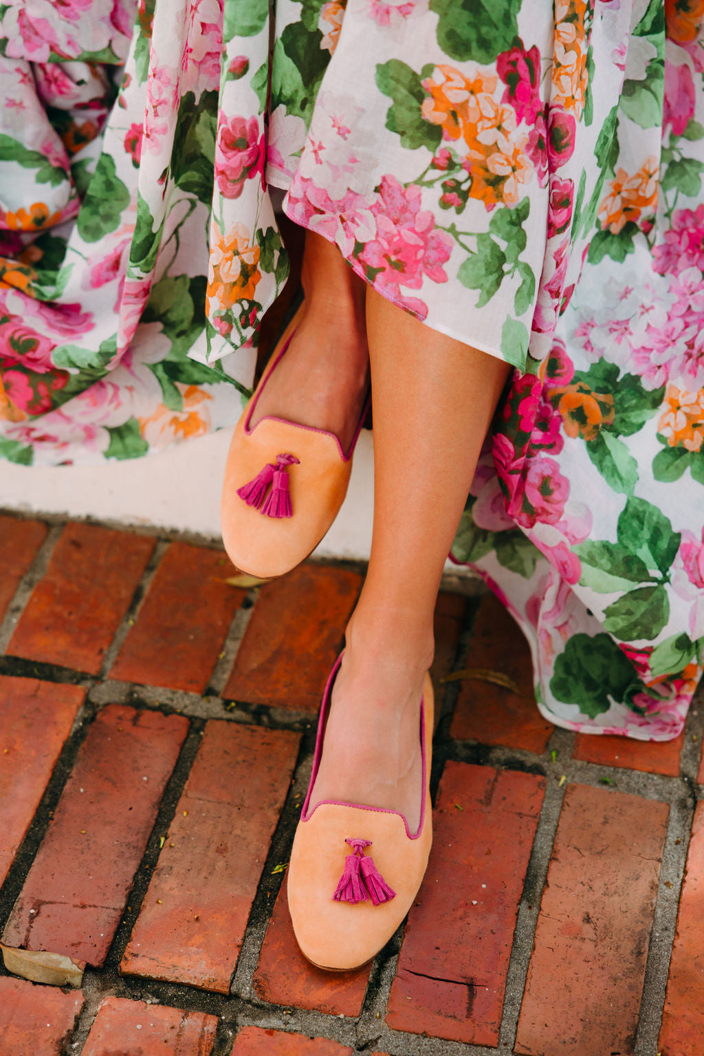 Classic Tassel Loafer Tangerette-Confetti