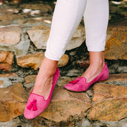 Classic Tassel Loafer Confetti-Fuxia