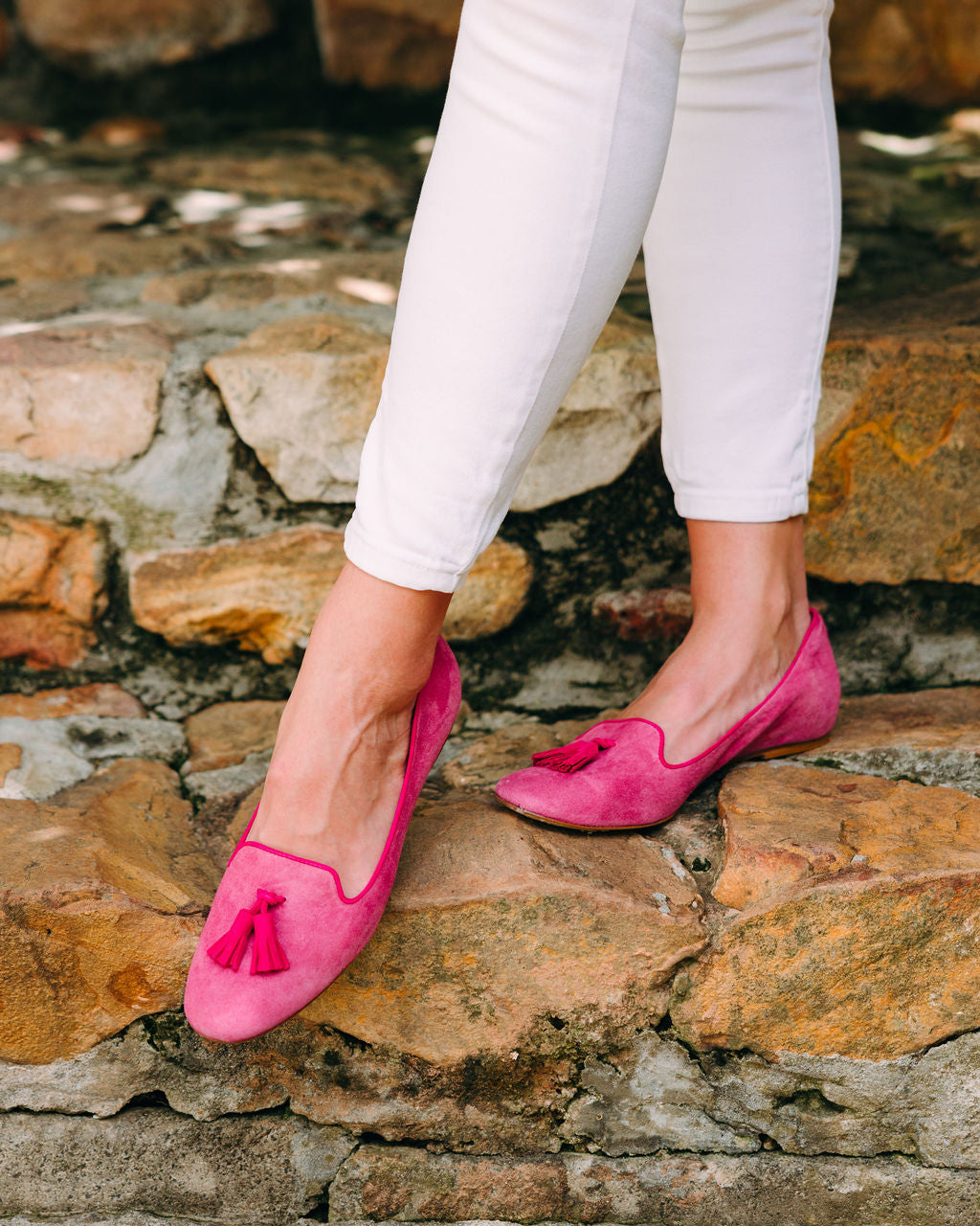 Classic Tassel Loafer Confetti-Fuxia