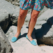 Classic Tassel Loafer Turq-Serenity