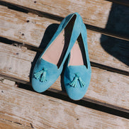 Classic Tassel Loafer Turq-Serenity