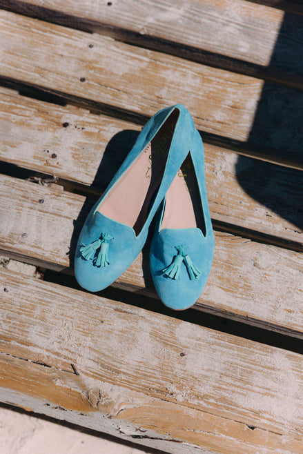 Classic Tassel Loafer Turq-Serenity