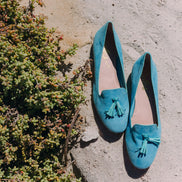 Classic Tassel Loafer Turq-Serenity