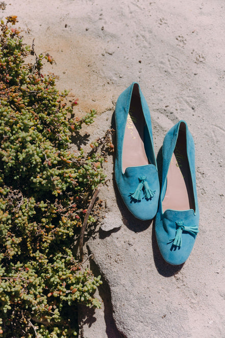 Classic Tassel Loafer Turq-Serenity