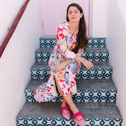 Hot Pink Bast Mules