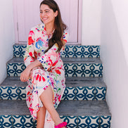 Hot Pink Bast Mules