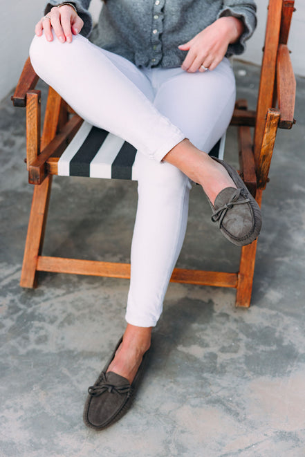Bow Moccasin Cenere