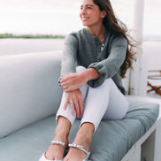 Berg Wash Argento Bow Mules