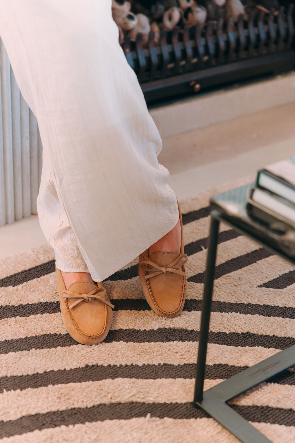 Bow Moccasin Sabbia