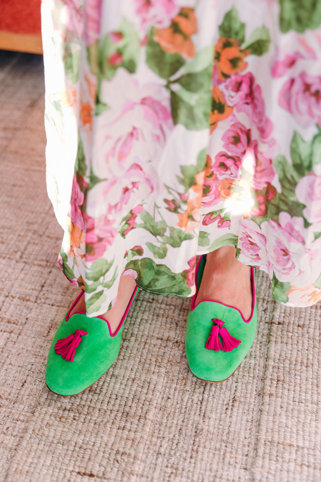 Classic Tassel Loafer Acid Kiwi-Fancy