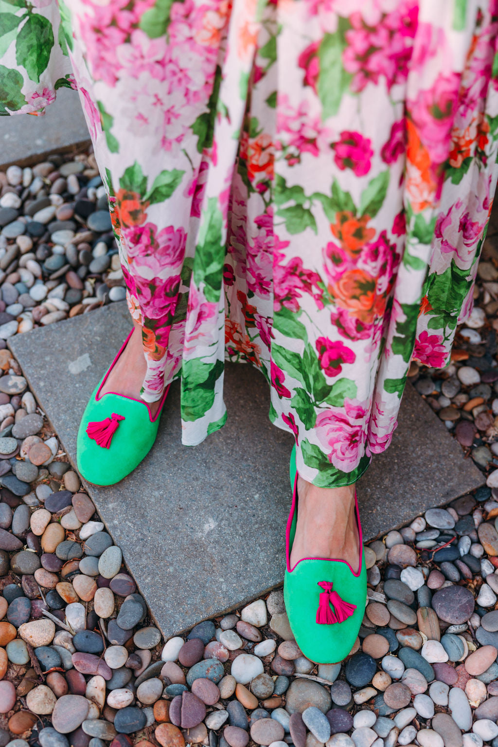 Classic Tassel Loafer Acid Kiwi-Fancy
