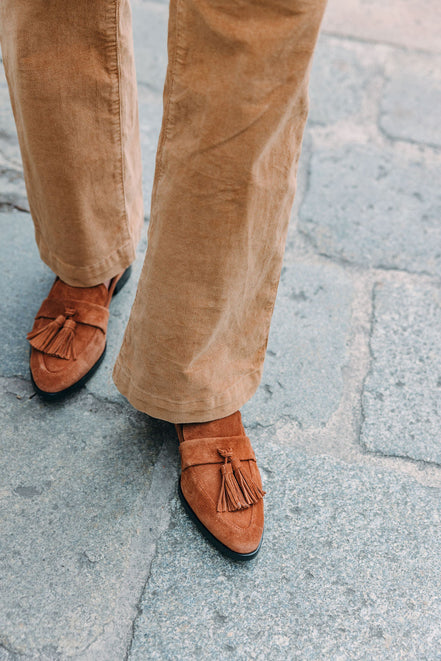Deluxe Tassel Loafer Pointy Bruciato