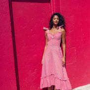 Blood-Hot Pink Summer Tassel Loafer