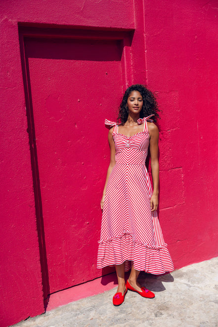 Blood-Hot Pink Summer Tassel Loafer