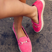 Geranium Horsebit Espadrilles Classic