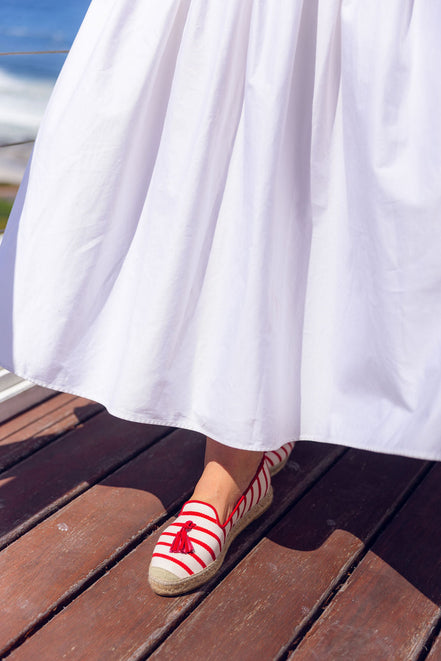 Rojo Stripes Espadrilles Classic