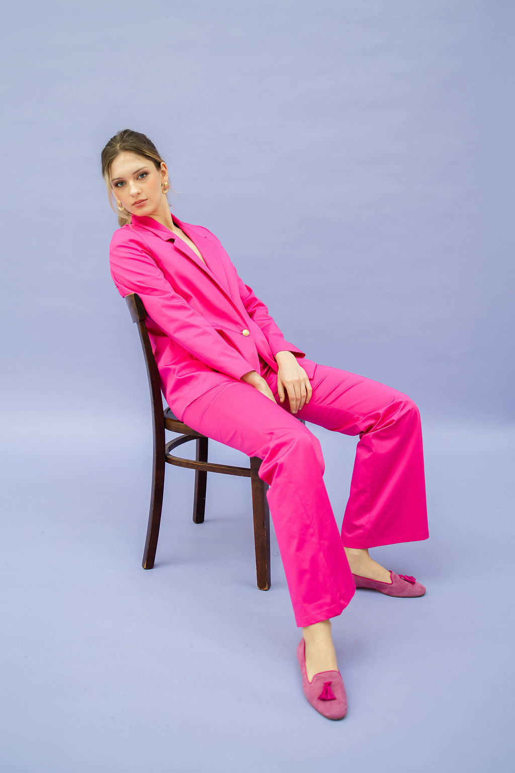 Classic Tassel Loafer Confetti-Fuxia