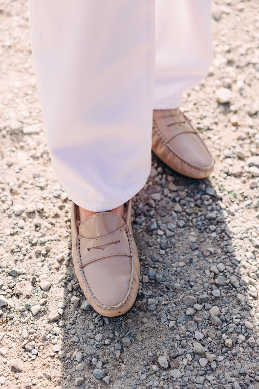 Moccasin Beige-Miele Shearling Lined