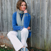 Cashmere Scarf Elephant-Turtle Dove