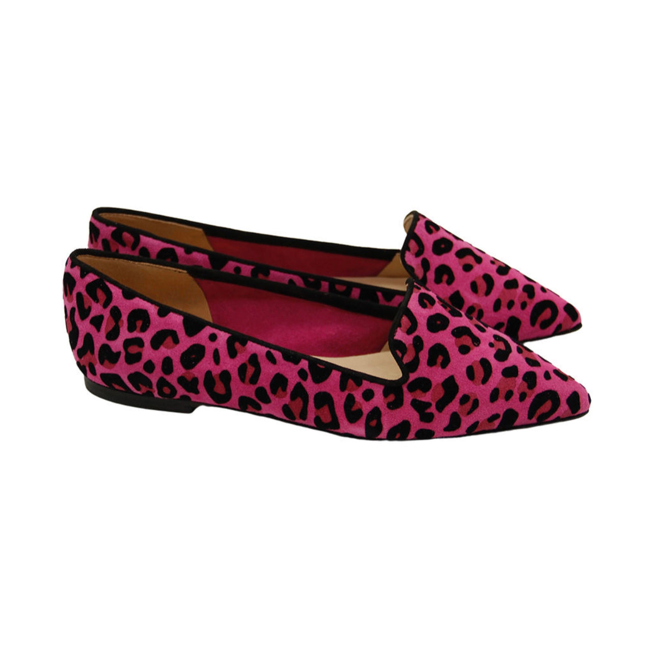 Pointy Leopardino Fuxia