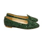 Ballerina Loafer Forest with sequins