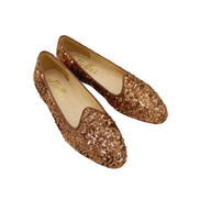 Ballerina Loafer Bronze with sequins