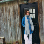 Cashmere Scarf Elephant-Turtle Dove