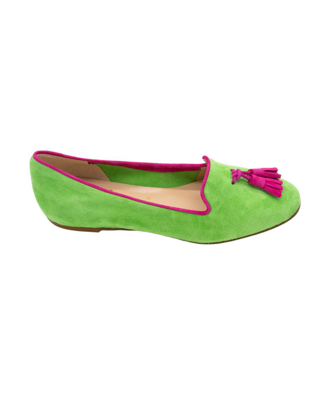Classic Tassel Loafer Acid Kiwi-Fancy
