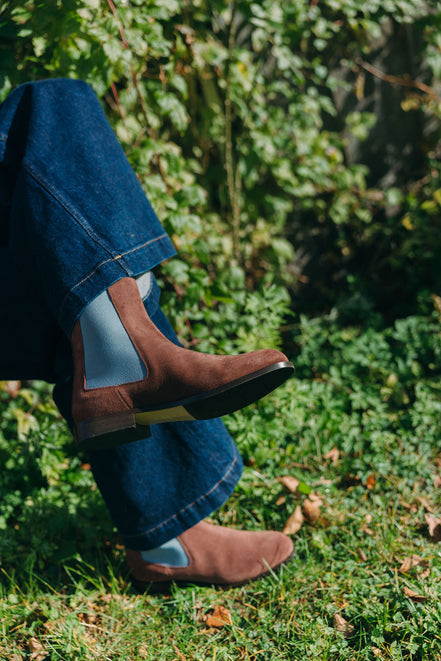 Chelsea Boots Marrone - Denim