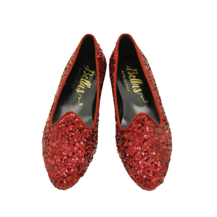 Ballerina Loafer Bordo with sequins