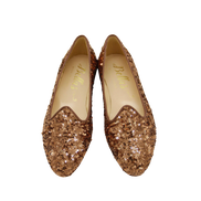 Ballerina Loafer Bronze with sequins