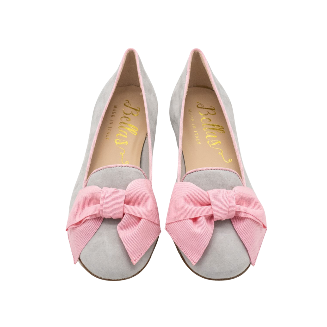 Bow Loafer Grey-Rosa