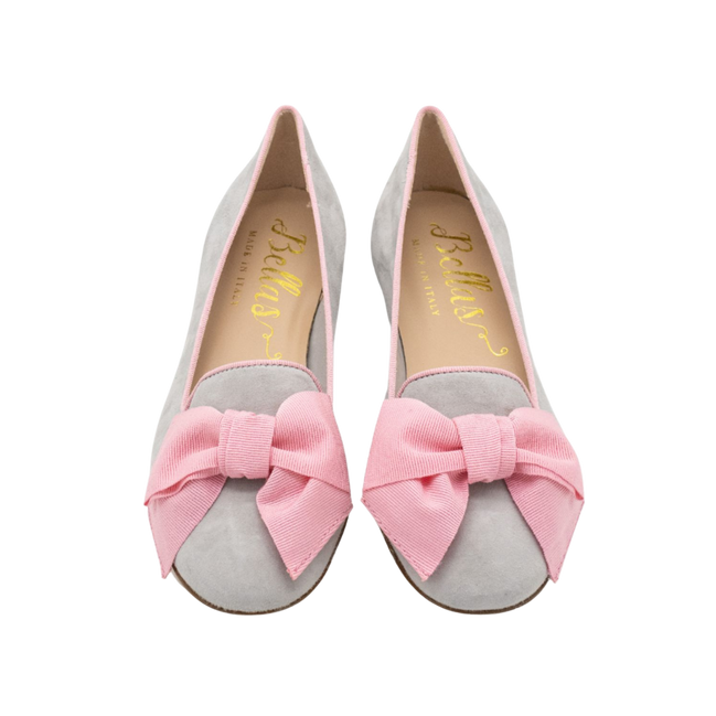 Bow Loafer Grey-Rosa