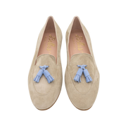 Deluxe Tassel Loafer Sabbia-Celeste