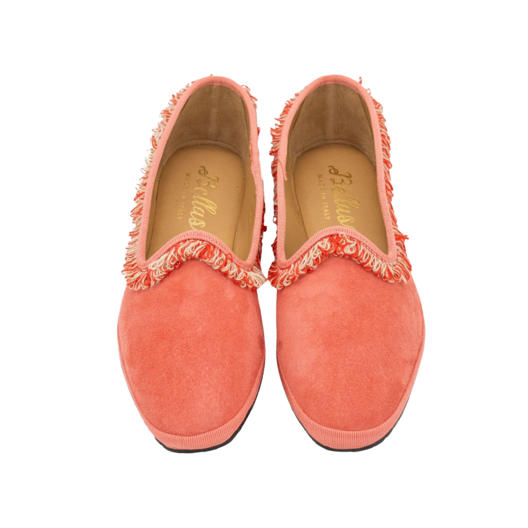 Furlane Velluto Fringe Fraise