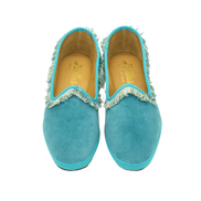 Furlane Velluto Fringe Turchese