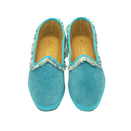 Furlane Velluto Fringe Turchese