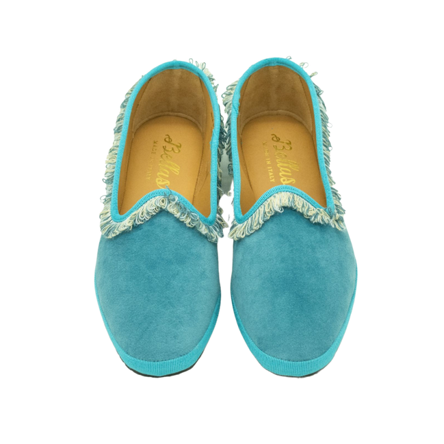 Furlane Velluto Fringe Turchese